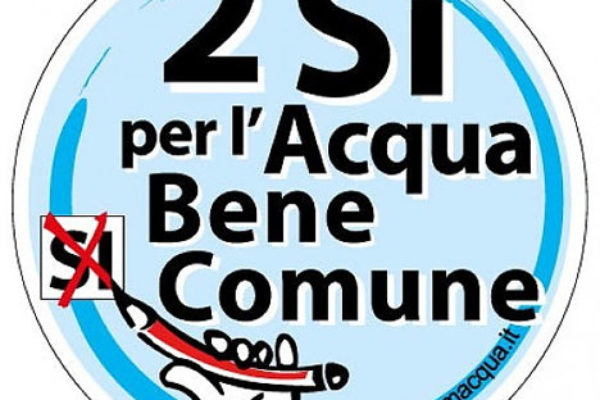 Il Referendum per l'Acqua bene comune si farà