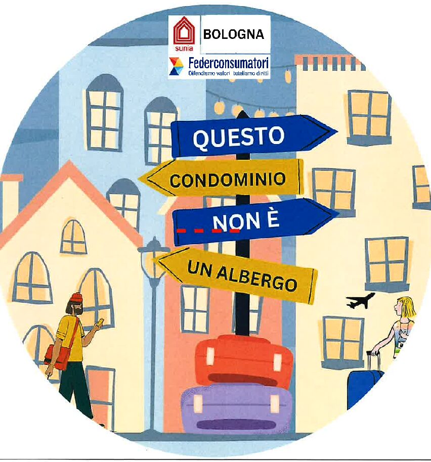 Al momento stai visualizzando Dal 3 febbraio 2025 apre lo sportello “Questo condominio non è un albergo” di Sunia e Federconsumatori Bologna