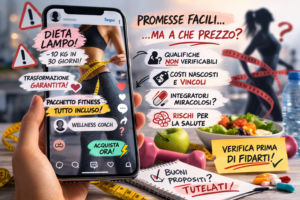 “Il peso della perfezione” una ricerca di Federconsumatori e Fondazione ISSCON sul fenomeno delle diete che spopolano sui social