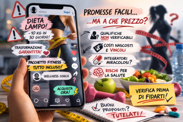 “Il peso della perfezione” una ricerca di Federconsumatori e Fondazione ISSCON sul fenomeno delle diete che spopolano sui social